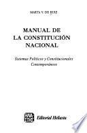 Manual de la constitución nacional