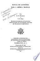 Manual de lacticinios para a America Tropical
