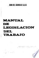 Manual de legislación del trabajo