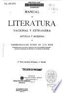 Manual de literatura nacional y extranjera