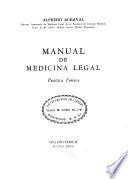 Manual de medicina legal