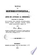 Manual de mnemotecnia, ó, Arte de ayudar la memoria