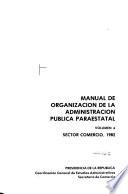 Manual de organización de la administración pública paraestatal