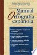 Manual de ortografía española
