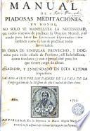Manual de piadosas meditaciones