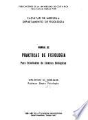 Manual de prácticas de fisiología para estudiantes de ciencias biológicas
