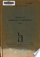 Manual de prehistoria y arqueología
