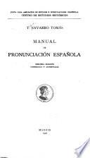 Manual de pronunciación española