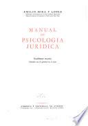 Manual de psicología jurídica, notablemente mejorado