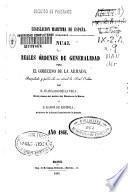 Manual de Reales órdenes de generalidad para el gobierno de la Armada