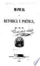 Manual de retórica y poetica