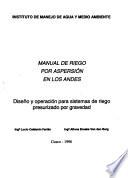 Manual de riego por aspersión en Los Andes