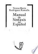 Manual de sintaxis del español