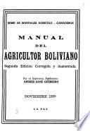 Manual del agricultor boliviano