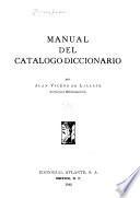 Manual del catálogo-diccionario