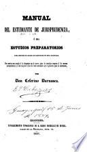 Manual del estudiante de jurisprudencia