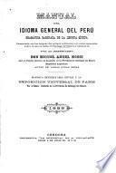 Manual del idioma general del Perú