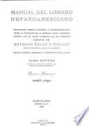 Manual del librero hispano-americano: A-Z