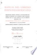 Manual del librero hispanoamericano