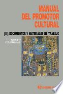 Manual del Promotor Cultural III