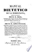 Manual dietético de la homeopatía