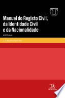 Manual do Registo Civil, da Identidade Civil e da Nacionalidade