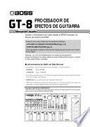 Manual Español BOSS GT 8