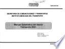 Manual estadístico del sector transporte