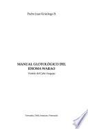 Manual glotológico del idioma warao