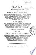 Manual médico-quirúrgico o Elementos de medicina y cirugía práctica...