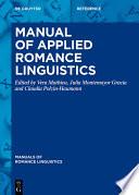 Manual of Applied Romance Linguistics