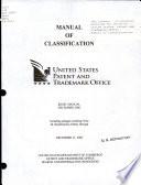 Manual of Classification