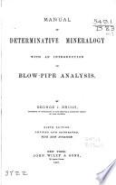 Manual of Determinative Mineralogy