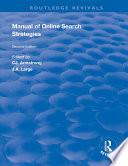 Manual of Online Search Strategies