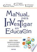 Manual para investigar en educación