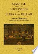 Manual para los aficionados al juego de billar