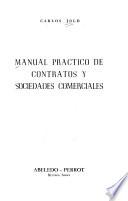 Manual práctico de contratos y sociedades comerciales