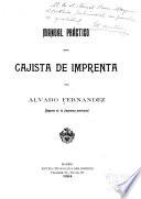 Manual práctico del cajista de imprenta