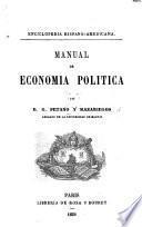 Manuel de economia politica