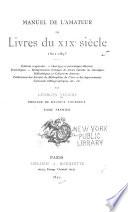 Manuel de l'amateur de livres du XIXe siècle, 1801-1893: A-Z