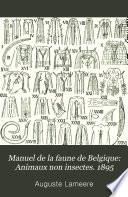 Manuel de la faune de Belgique