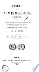 Manuel de numismatique ancienne