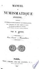 Manuel de numismatique ancienne