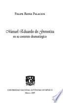 Manuel Eduardo de Gorostiza en su contexto dramatúrgico