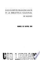 Manuscritos franciscanos de la Biblioteca Nacional de Madrid