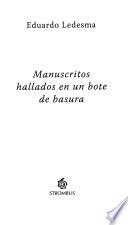 Manuscritos hallados en un bote de basura