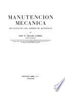 Manutención mecánica