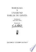 Maragall y Unamuno hablan de España