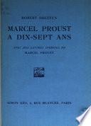 Marcel Proust à dix-sept ans