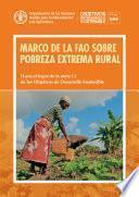 Marco de la FAO sobre pobreza extrema rural
